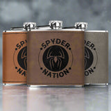 Can-Am Spyder Laser Engraved Flask 6oz