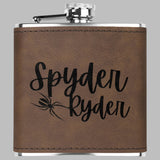 Can-Am Spyder Laser Engraved Flask 6oz