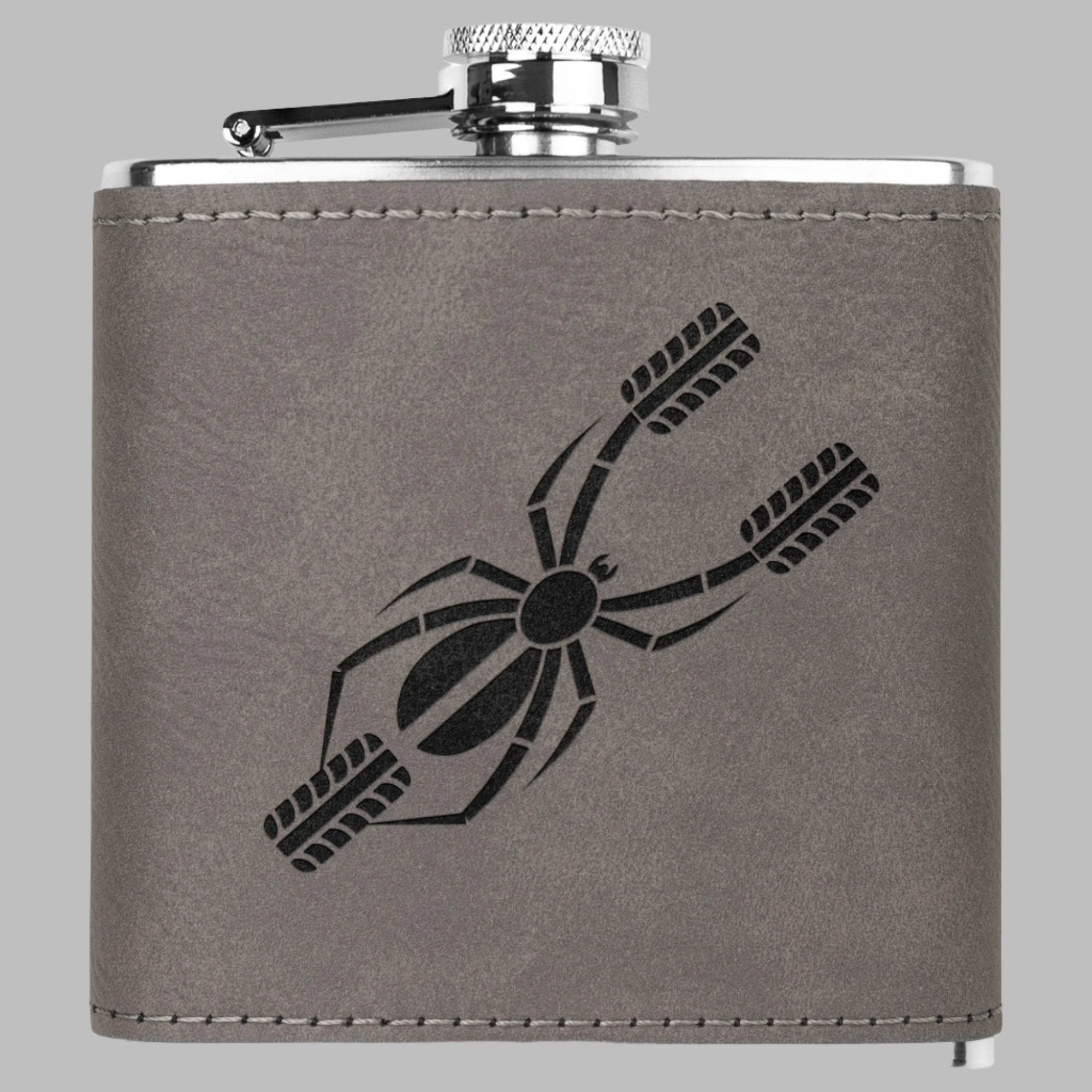 Can-Am Spyder Laser Engraved Flask 6oz