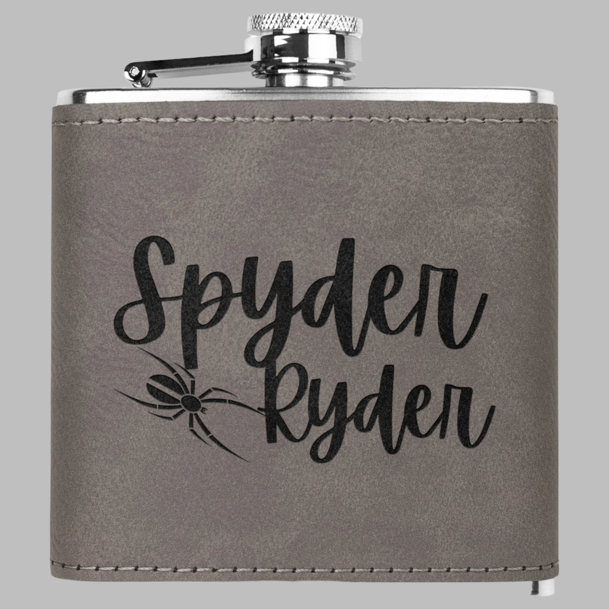 Can-Am Spyder Laser Engraved Flask 6oz