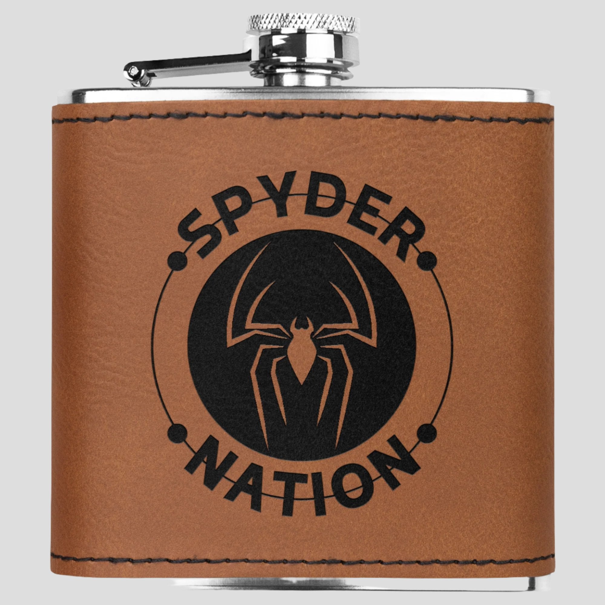 Can-Am Spyder Laser Engraved Flask 6oz