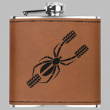 Can-Am Spyder Laser Engraved Flask 6oz