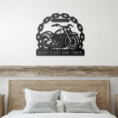 Motorcycle Customized Steel Wall Art