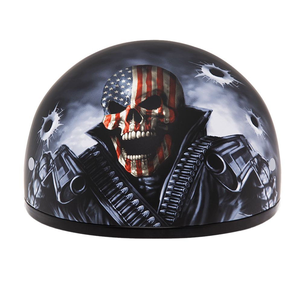 Motorcycle Graphic Half Face Helmet | Come Get 'Em