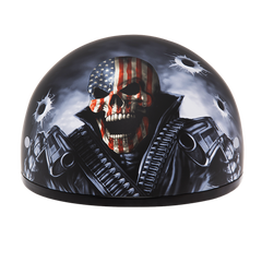 Motorcycle Graphic Half Face Helmet | Come Get 'Em