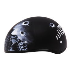 Motorcycle Graphic Half Face Helmet | Come Get 'Em