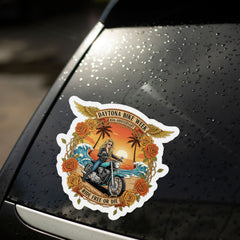 Daytona Bike Week 85th Anniversary Biker Chick Decal