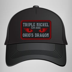 OH-555 Triple Nickel Embroidered Patch