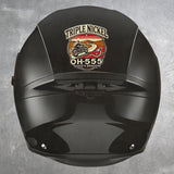 OH-555 Triple Nickel Motorcycle | Helmet Decal