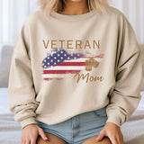 American Veteran Mom Crew Neck Sweatshirt