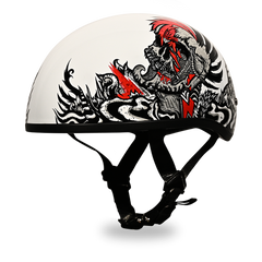 Motorcycle Graphic Half Face Helmet | Rockin' Reaper
