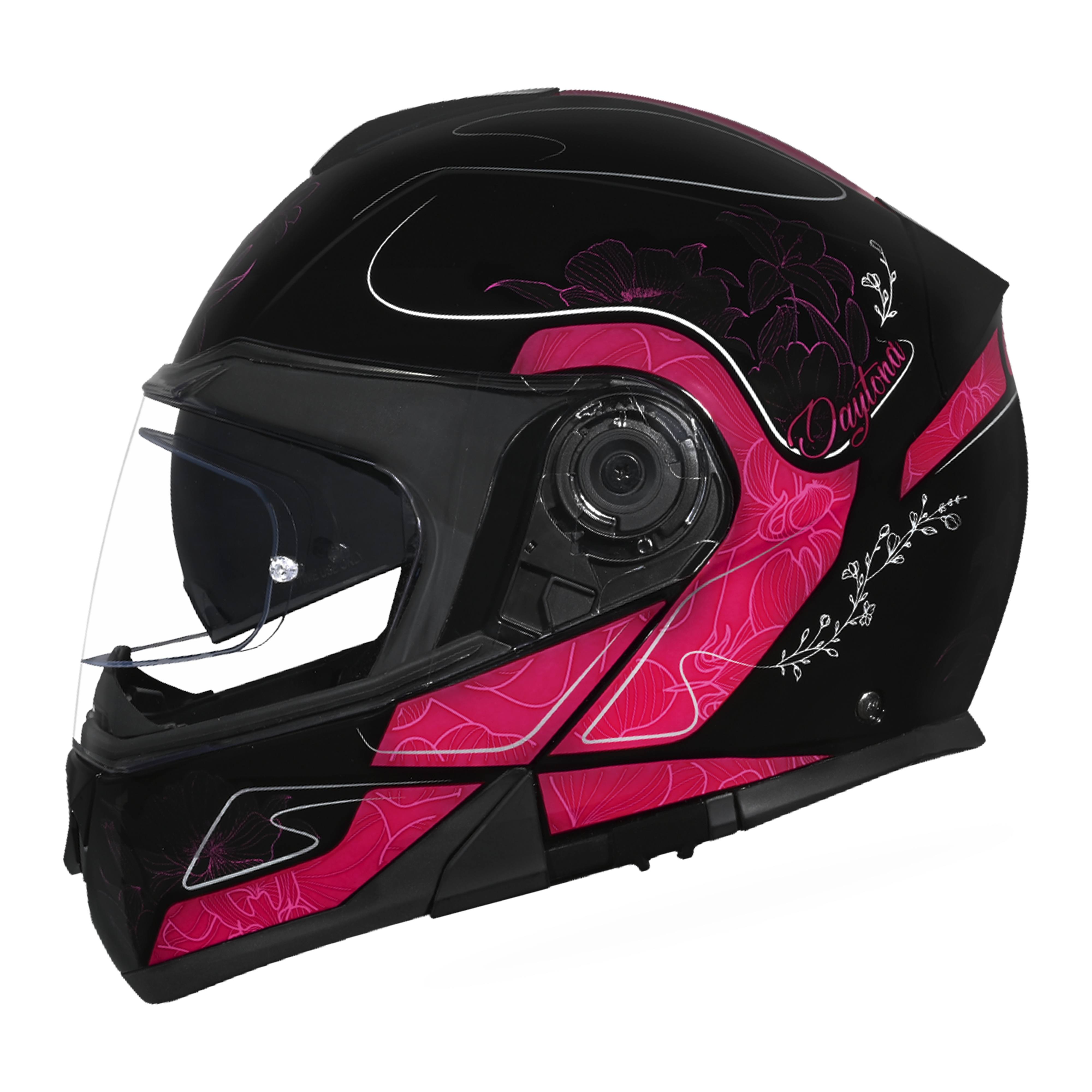 Daytona Glide Modular Motorcycle Helmet | Flowers