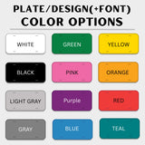 Can-Am Ryker Custom Color Car License Plate Frame
