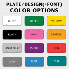Can-Am Spyder Ryder Custom Color Car License Plate Frame