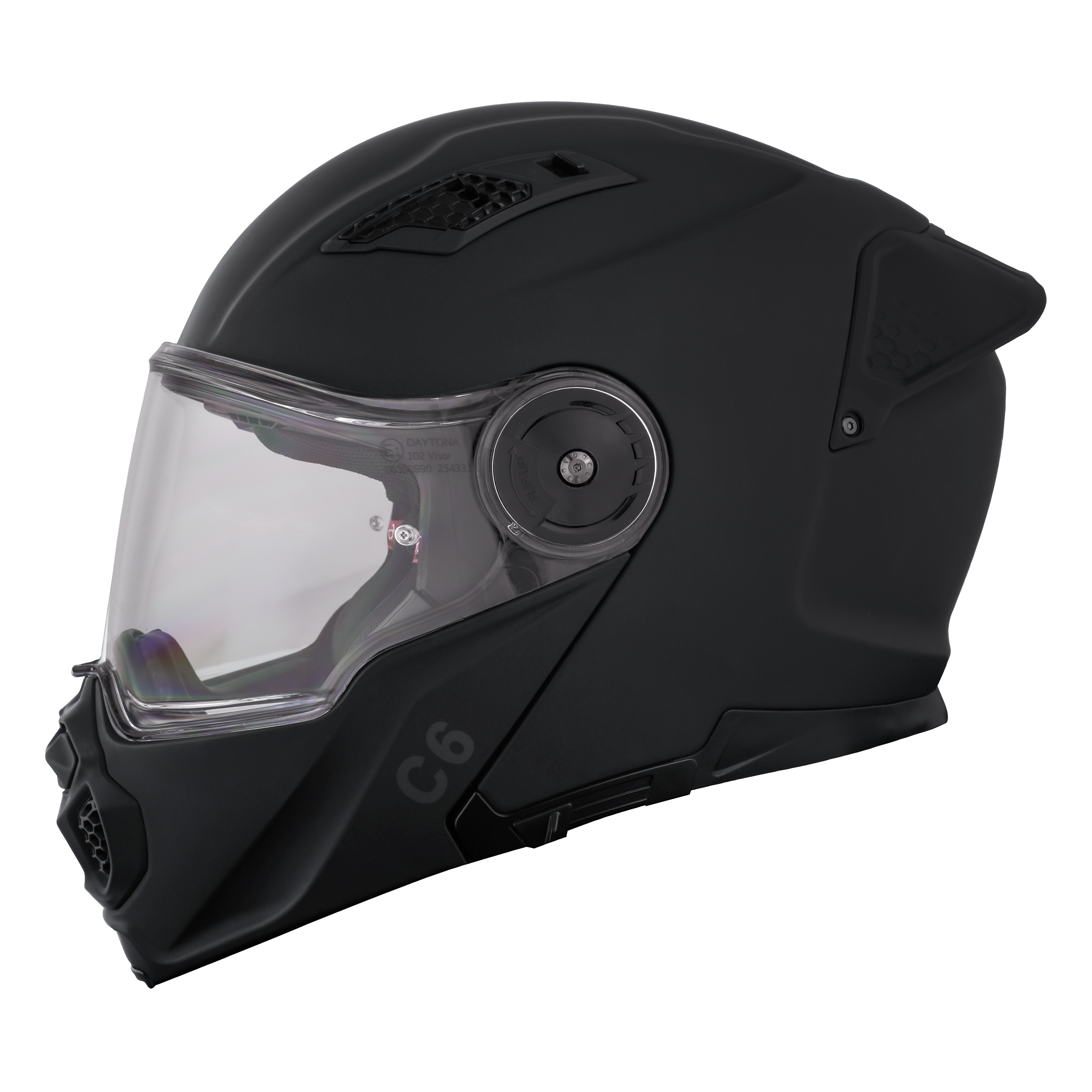 Daytona C6 Modular Helmet | Dull Black
