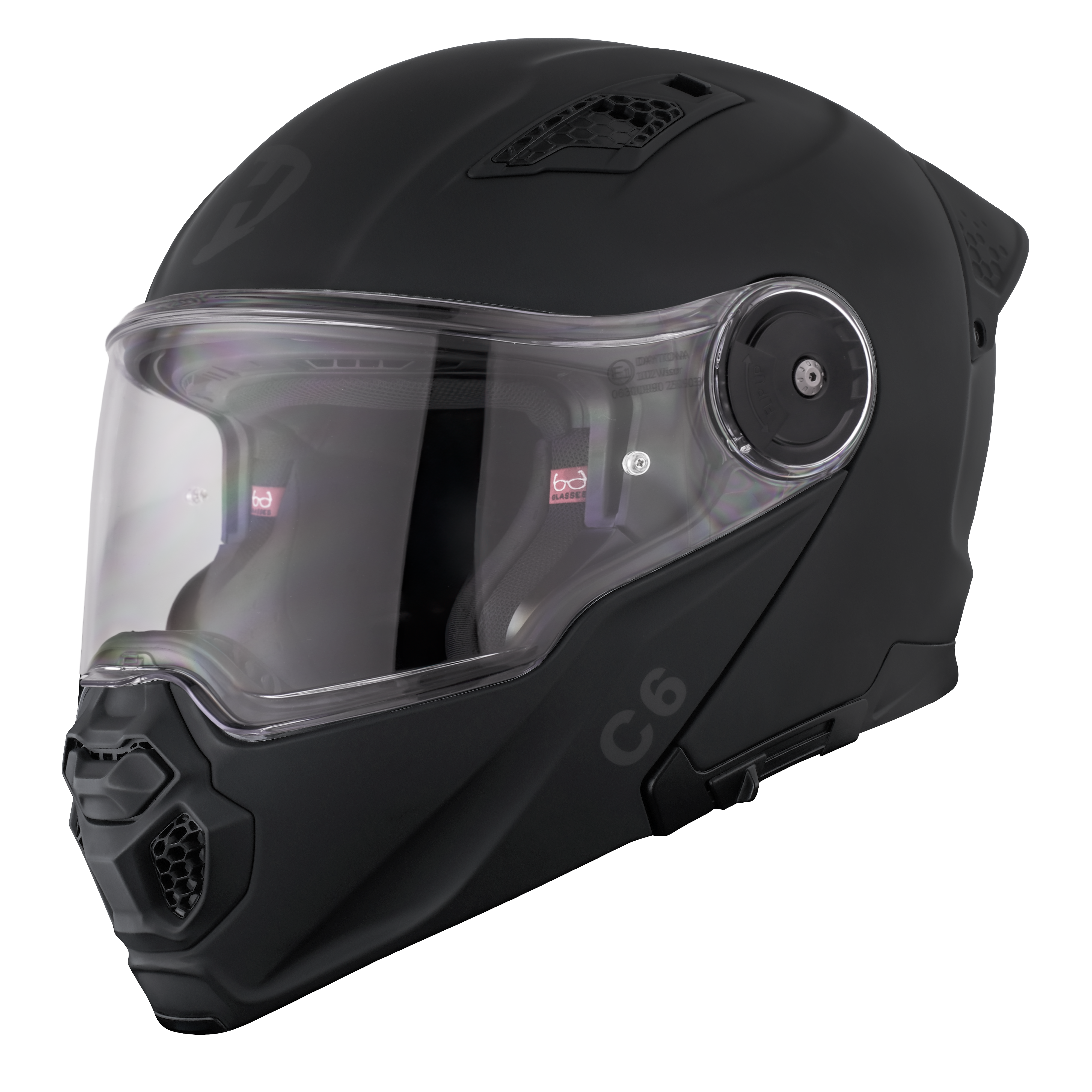 Daytona C6 Modular Helmet | Dull Black