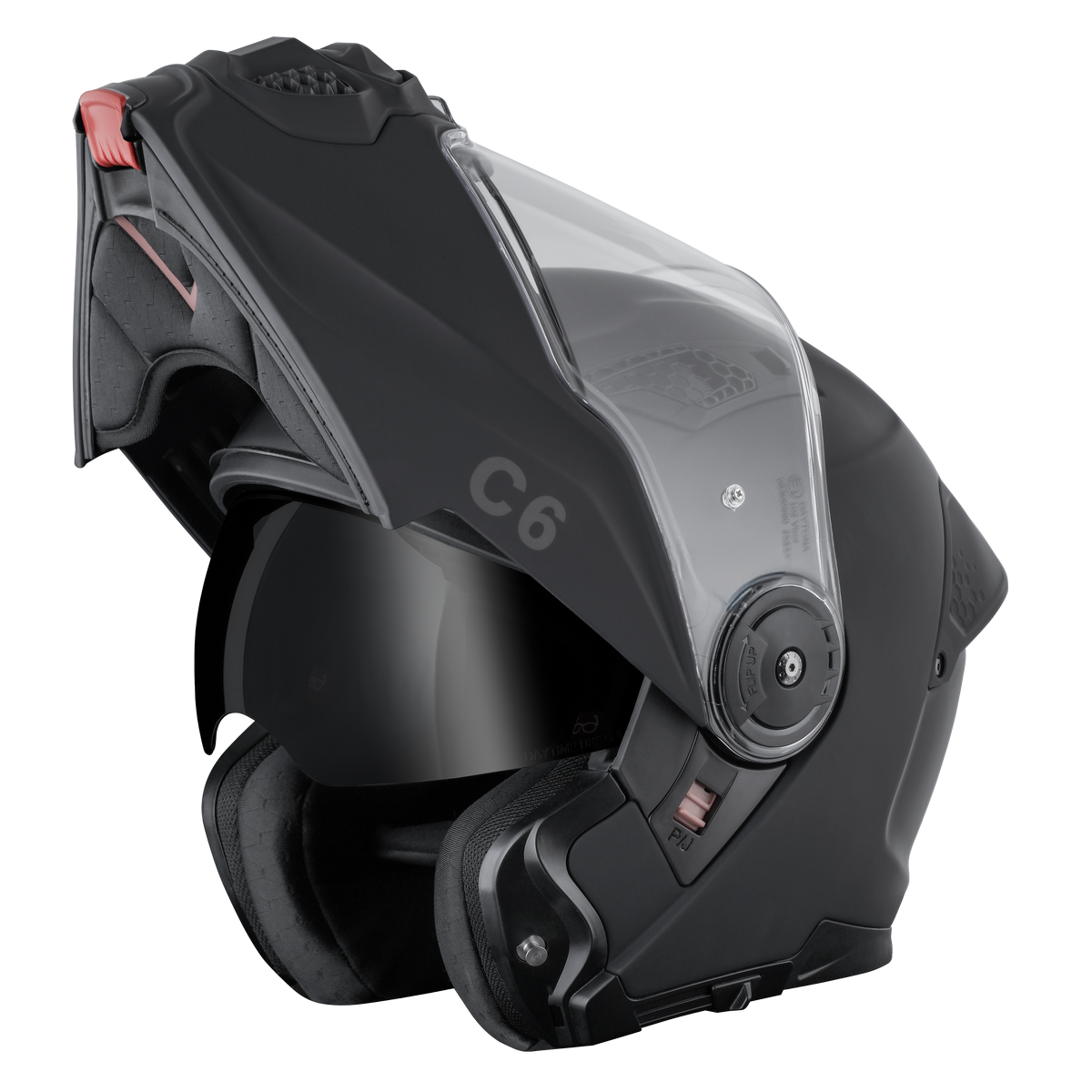 Daytona C6 Modular Helmet | Dull Black