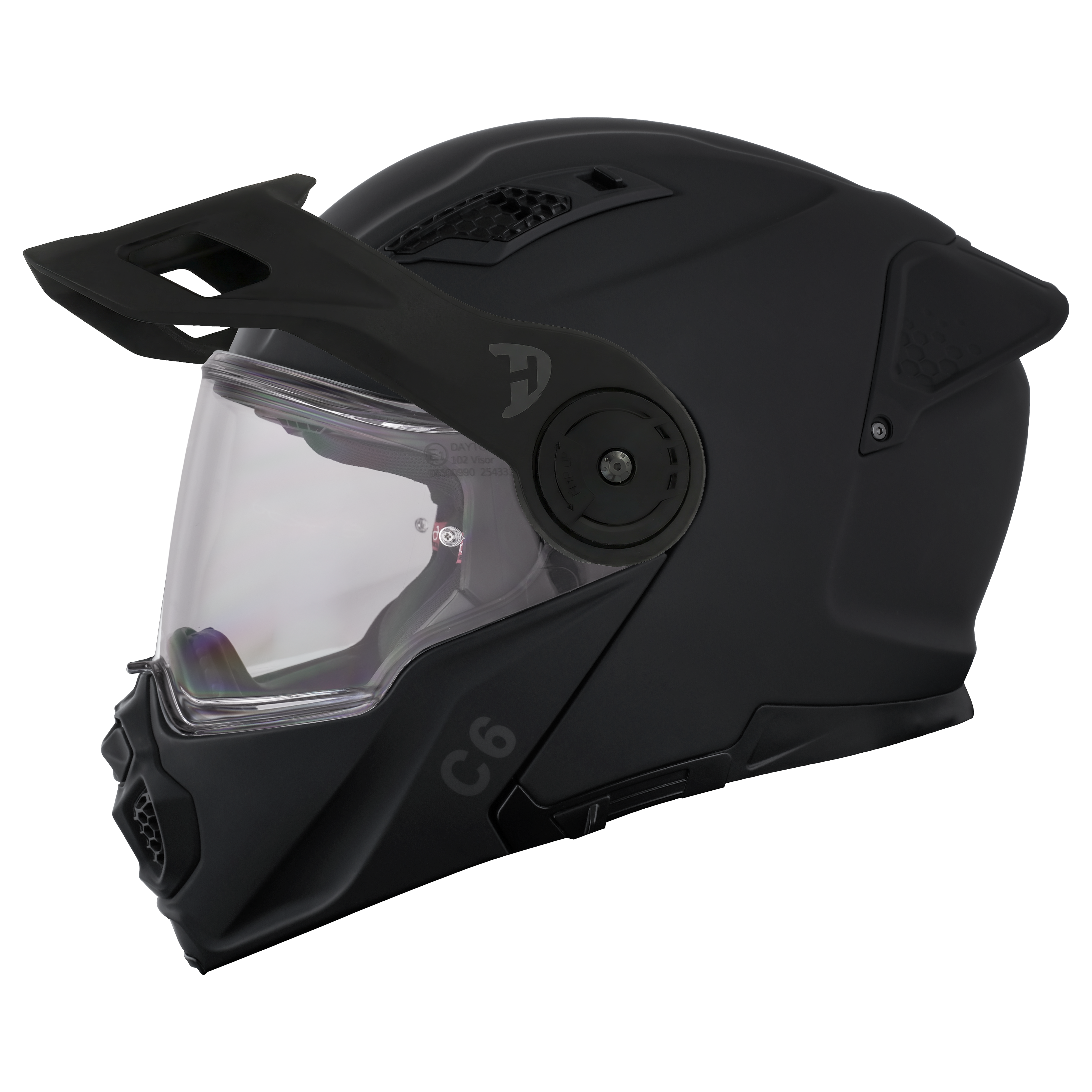 Daytona C6 Modular Helmet | Dull Black