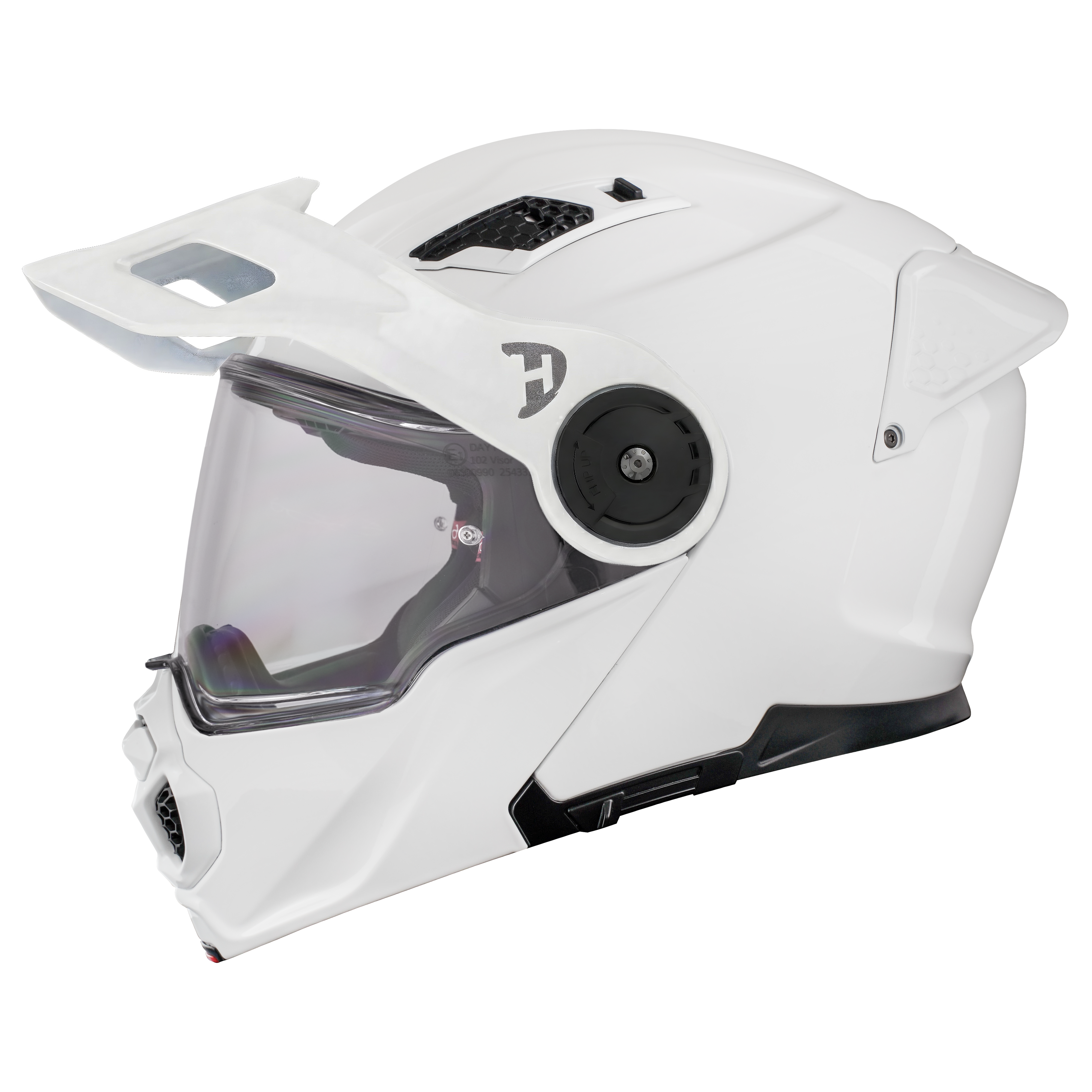 Daytona C6 Modular Helmet | Hi-Gloss White
