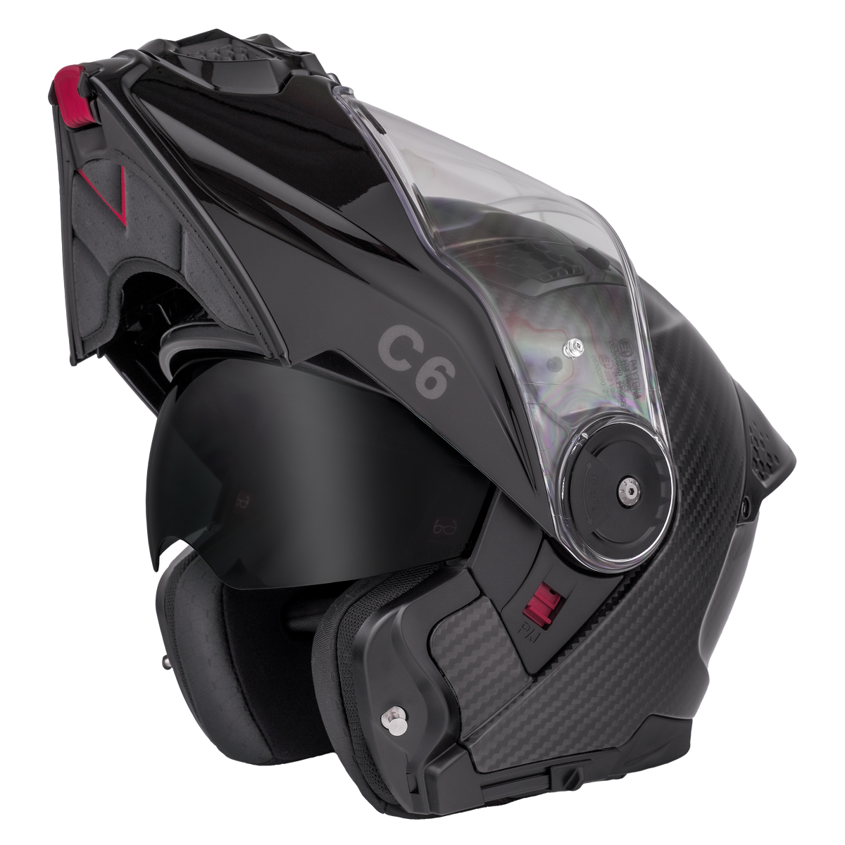 Daytona C6 Modular Motorcycle Helmet | Grey Carbon Fiber