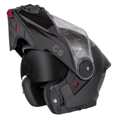 Daytona C6 Modular Motorcycle Helmet | Grey Carbon Fiber