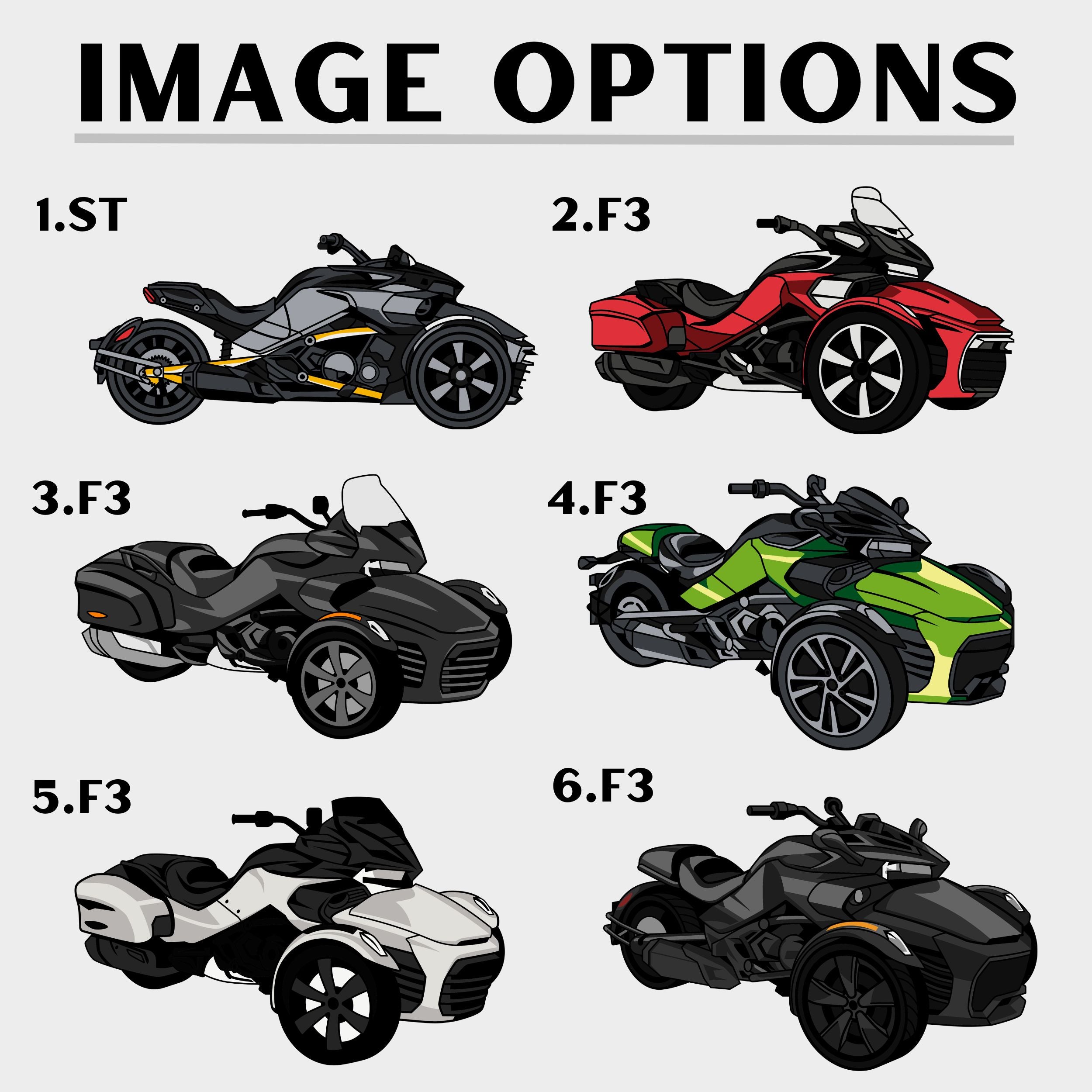 Grandpa's Ride Can-Am Spyder | Ryker Custom Graphic Car Vanity Plate