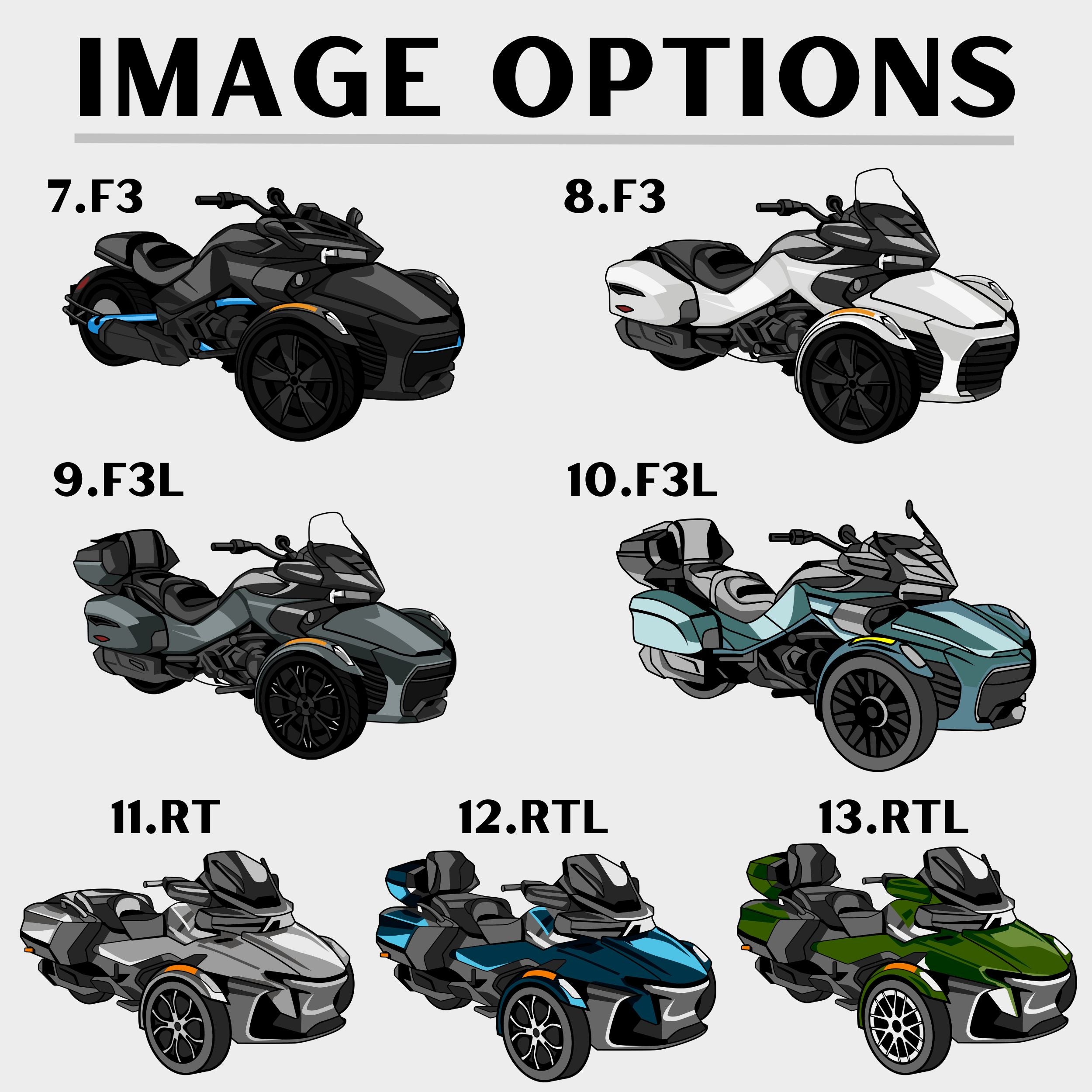 Grandpa's Ride Can-Am Spyder | Ryker Custom Graphic Car Vanity Plate