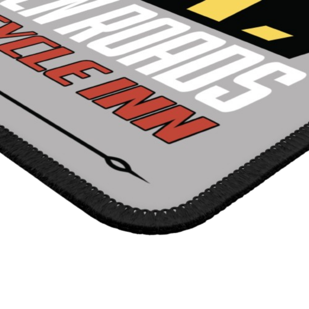 Motorcycle Inn Mouse Pad - Park. Relax. Dream.