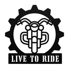 Motorcycle Metal Wall Art