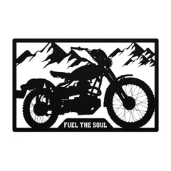 Motorcycle Metal Wall Art