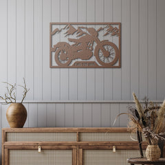 Motorcycle Metal Wall Art