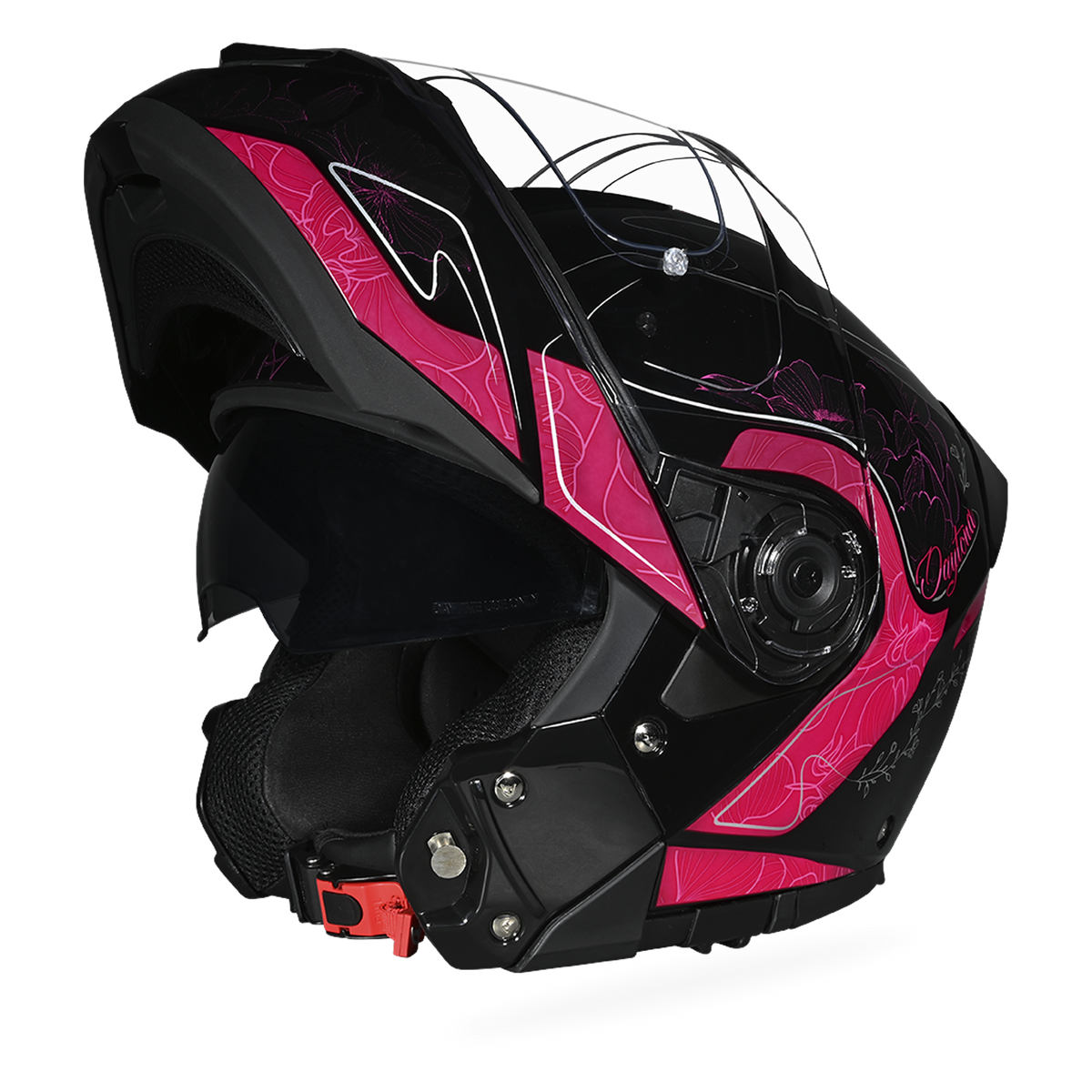 Daytona Glide Modular Motorcycle Helmet | Flowers