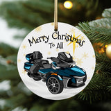 Can-Am Spyder RTL Aluminum Christmas Ornament