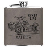 Can-Am Ryker Laser Engraved Flask 6oz (Customizable)