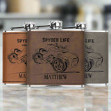 Can-Am Spyder Laser Engraved Flask 6oz (Customizable)