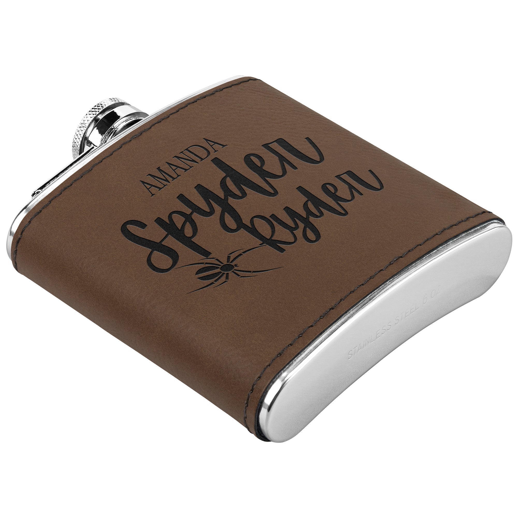 Can-Am Spyder Laser Engraved Flask 6oz (Customizable)