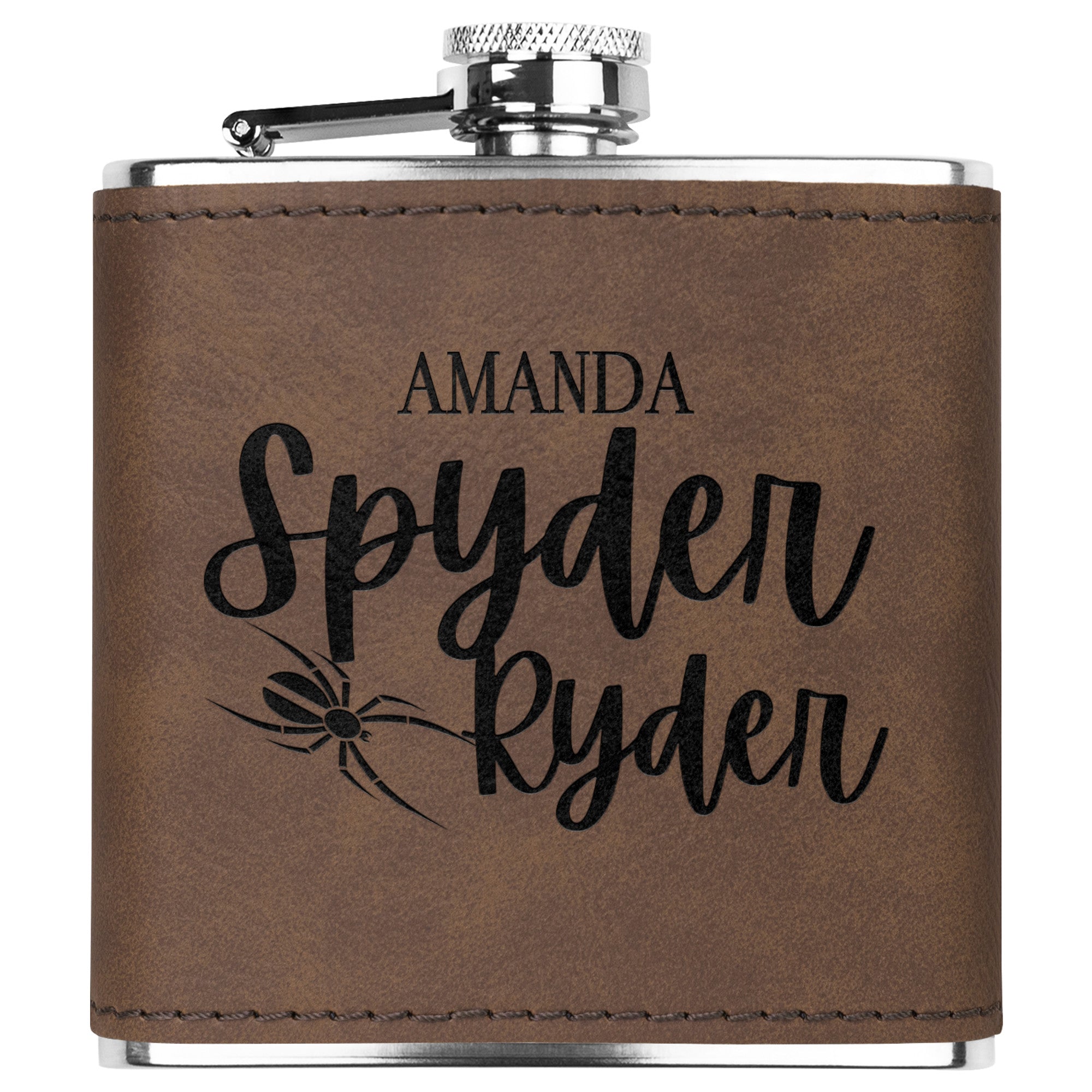 Can-Am Spyder Laser Engraved Flask 6oz (Customizable)