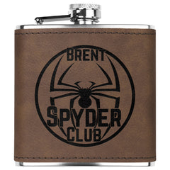 Can-Am Spyder Customized Laser Engraved Flask 6oz