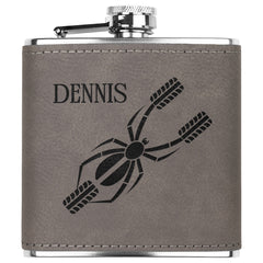 Can-Am Spyder Customized Laser Engraved Flask 6oz