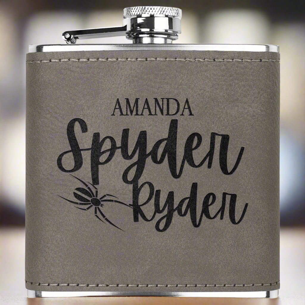 Can-Am Spyder Laser Engraved Flask 6oz (Customizable)