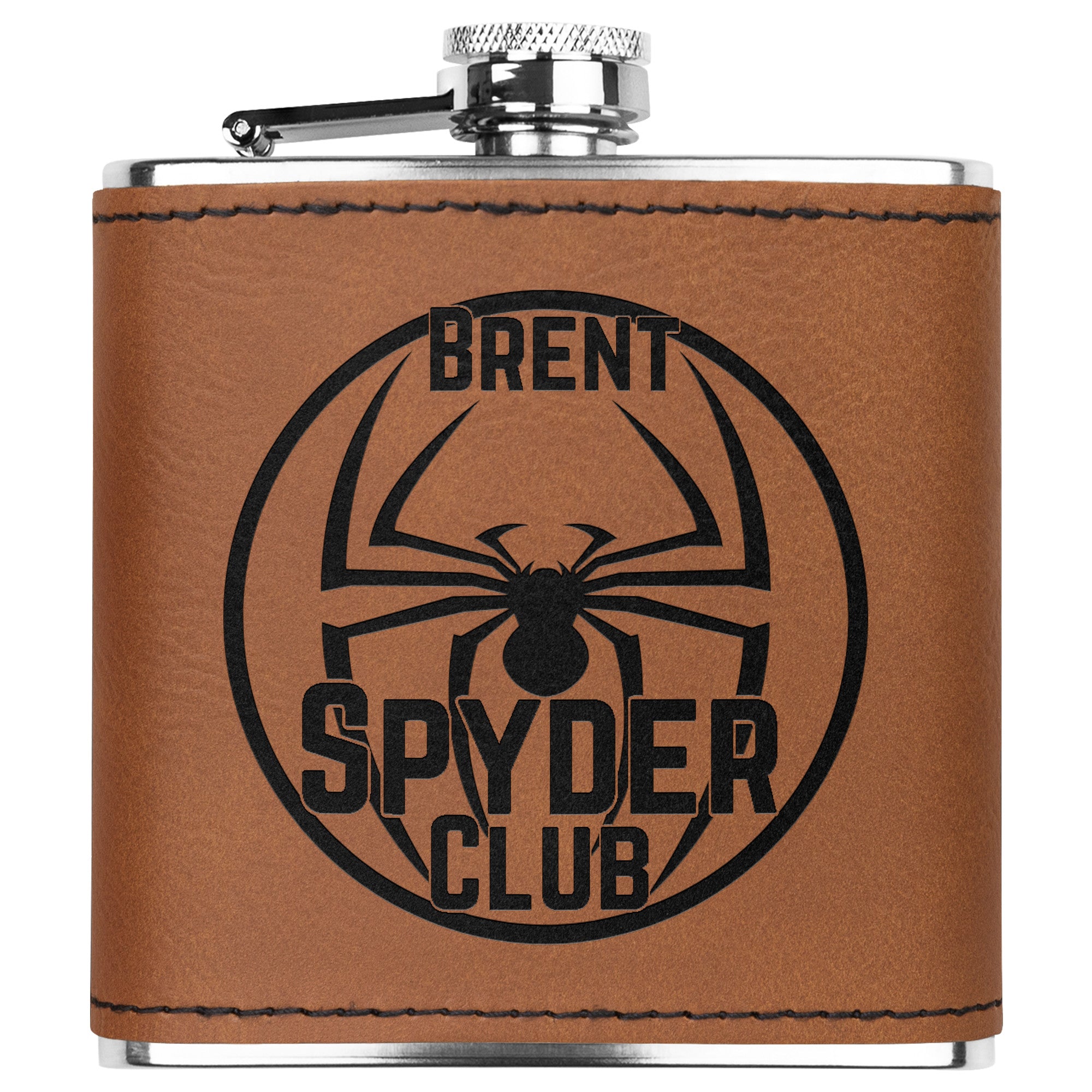 Can-Am Spyder Laser Engraved Flask 6oz (Customizable)