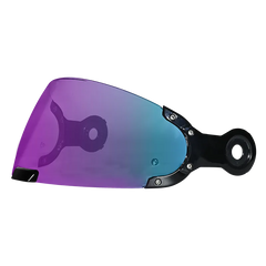 Daytona Retro Helmet Outer Shield | Rainbow
