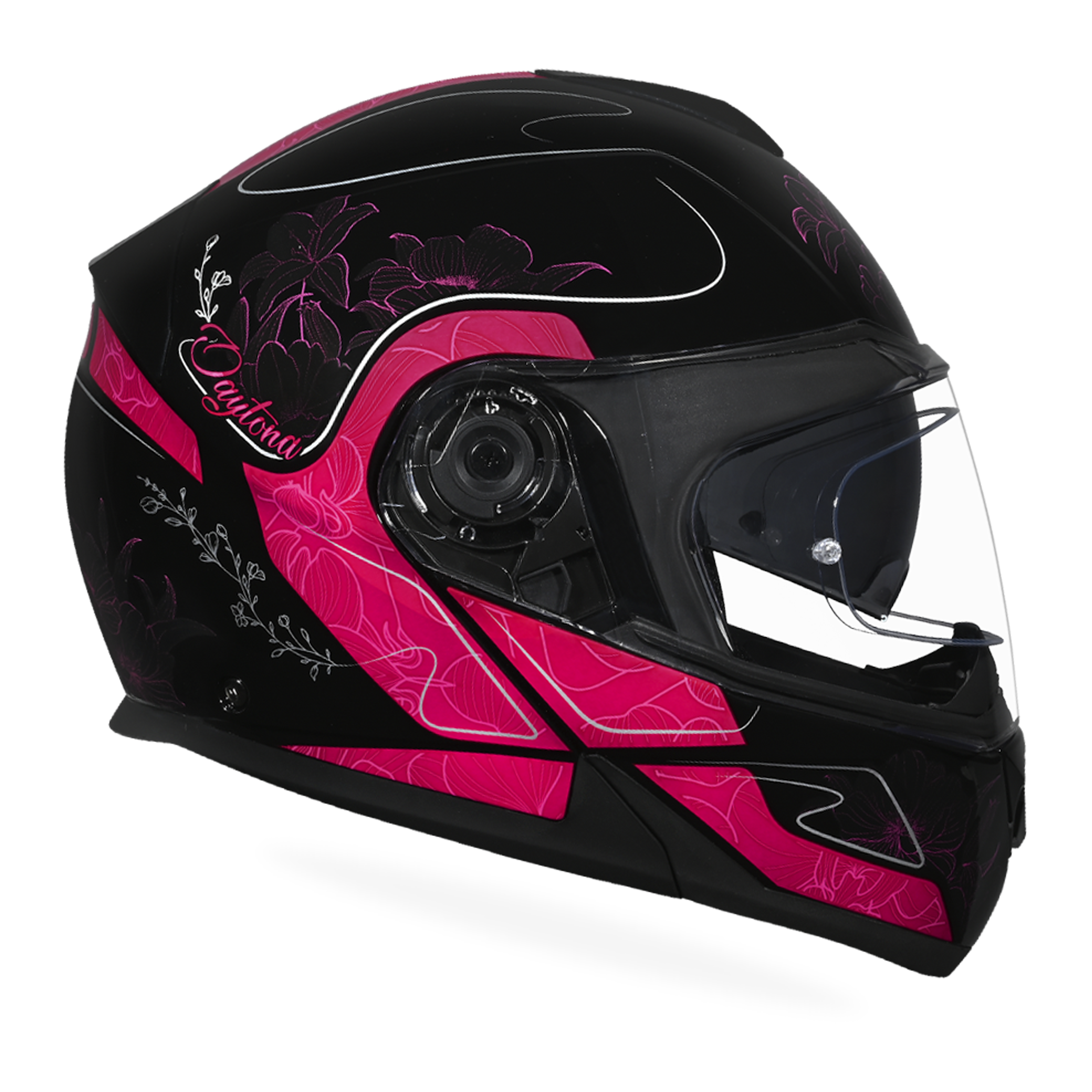 Daytona Glide Modular Motorcycle Helmet | Flowers