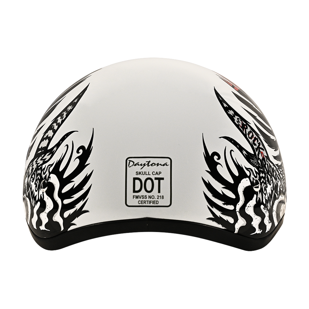 Motorcycle Graphic Half Face Helmet | Rockin' Reaper