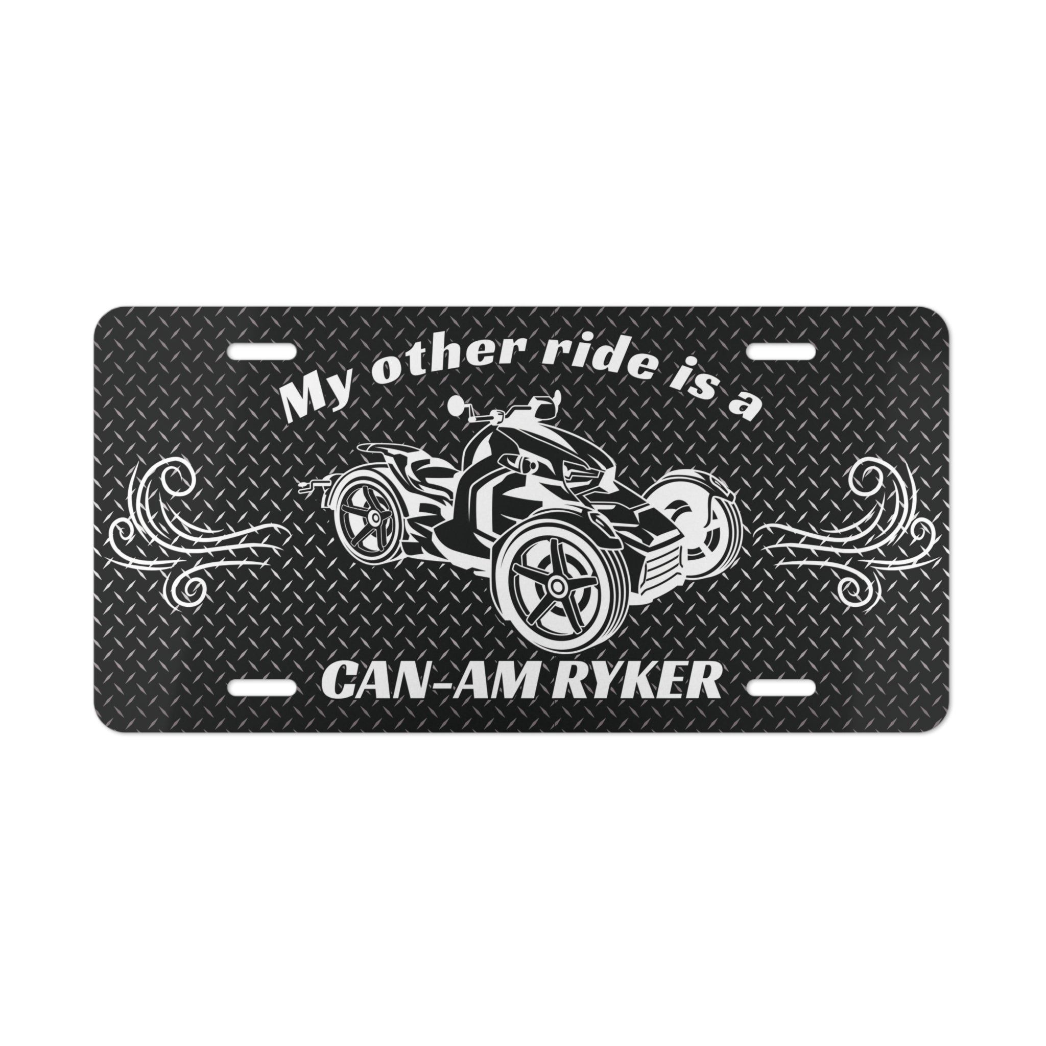 Can-Am Spyder RT Car Vanity Plate