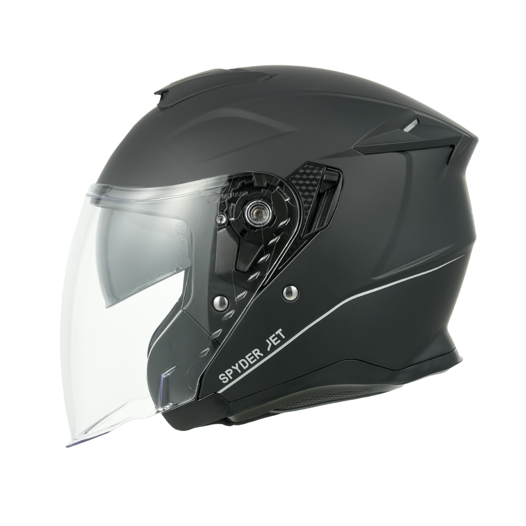 Daytona Spyder Jet Helmet | Dull Black