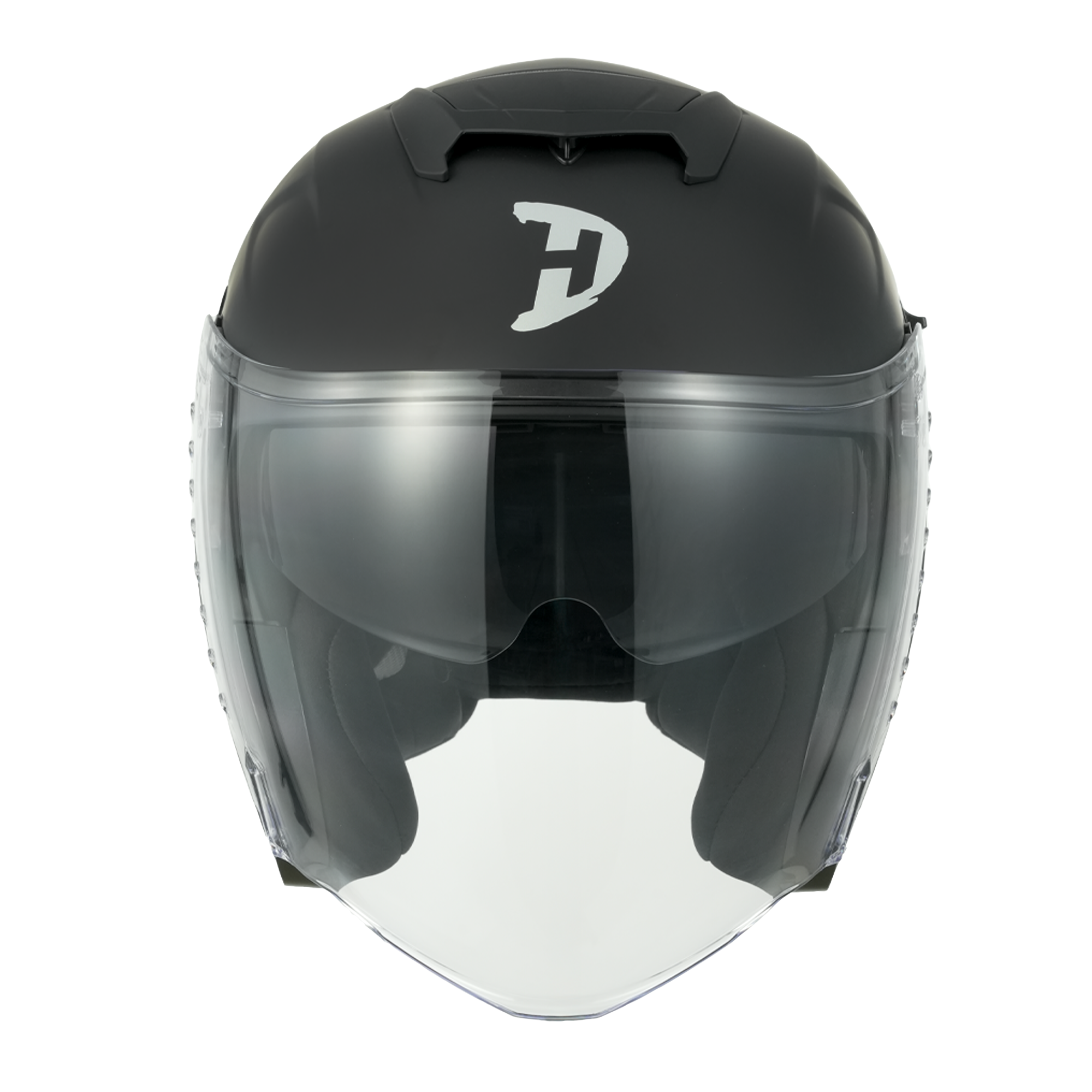 Daytona Spyder Jet Helmet | Dull Black