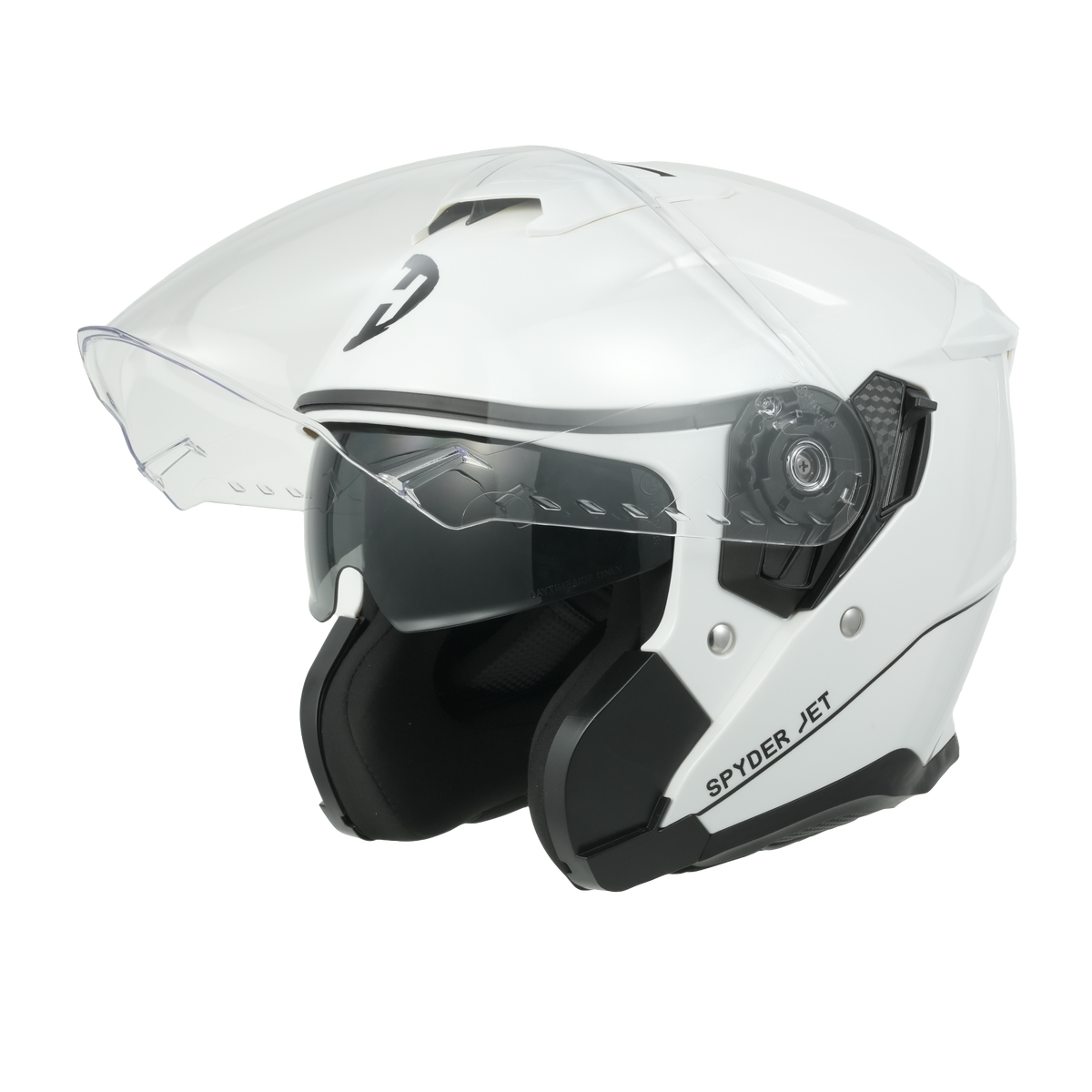 Daytona Spyder Jet Helmet | Hi-Gloss White