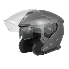 Daytona Spyder Jet Helmet - Gun Metal Grey Dull Metallic