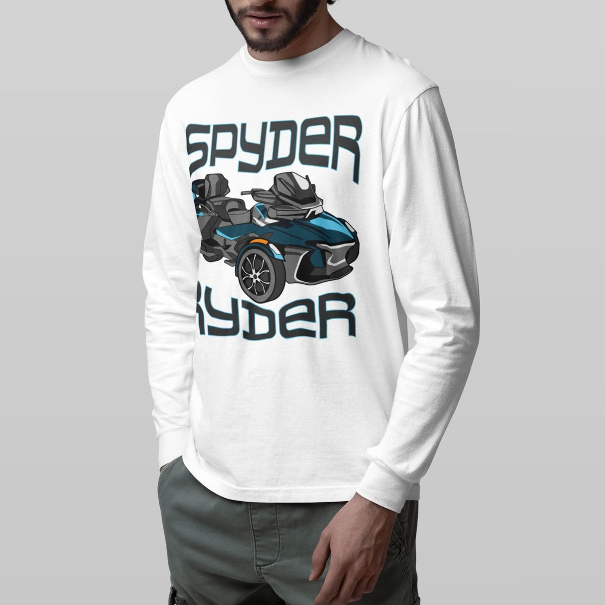 Can-Am Spyder Ryder Long Sleeve Graphic T-Shirt